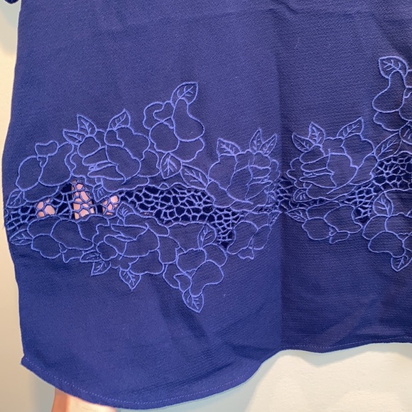 Monteau Navy Blue Dress stop Size:XS - Picture 3 of 7